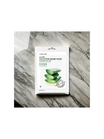 lebelage maska aloe solution mask pack 23 ml
