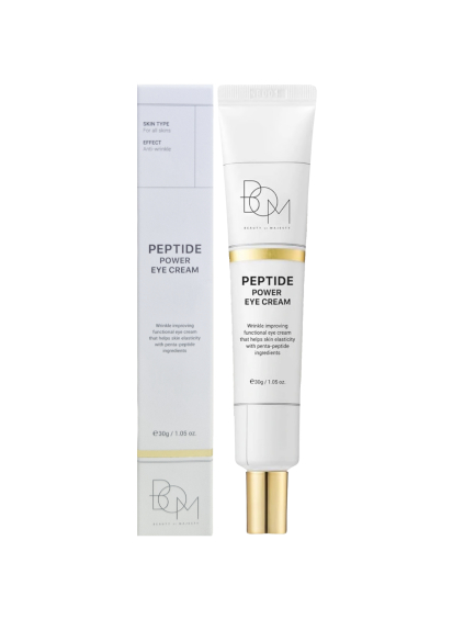 B.O.M. - Peptide Power Eye Cream - Peptidový oční krém s 24K zlatem - 30 g