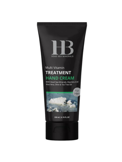 H&B Dead Sea Minerals - Multivitaminový ochranný krém na ruce pro muže 200 ml