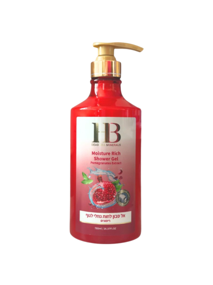 H&B Dead Sea Minerals - Hydratační sprchový gel s extraktem z granátového jablka 780 ml