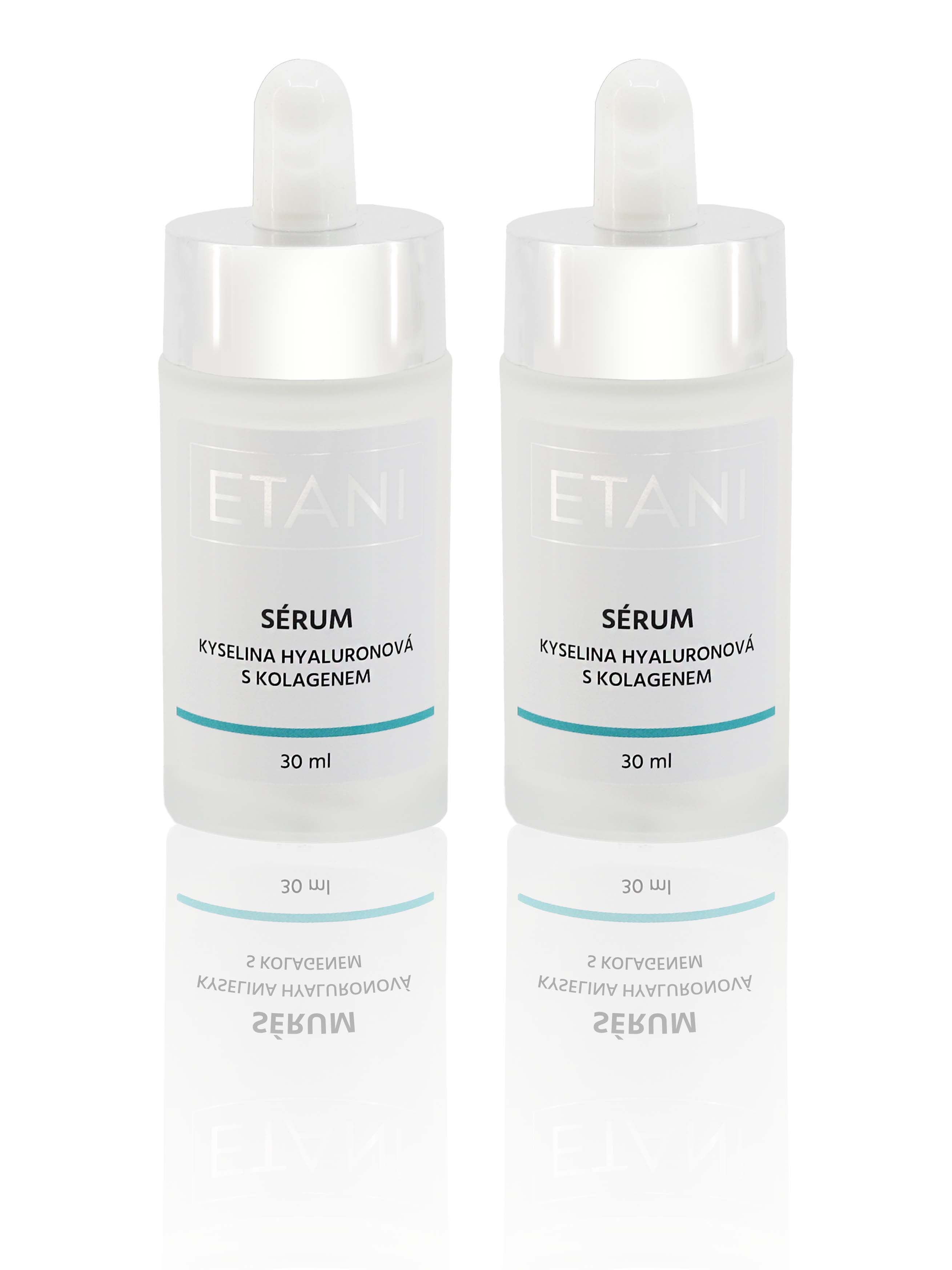 ETANI Sérum 2v1 – kyselina hyaluronová s kolagenem, 30ml Obsah: 2x30ml