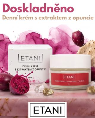 Viditelný lifting, přirozená cesta. ✨ Bojujte proti stárnutí silou pouště. 🏜️ ETANI Denní Krém s Extraktem z Opuncie je...
