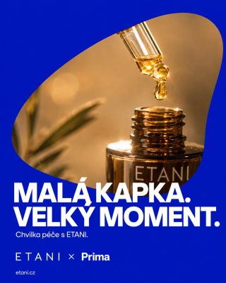 Malá kapka. Velký moment. 💧✨ Spojení ETANI × Prima milujeme! 💙 A tentokrát je hlavní hvězdou náš opunciový olej. Pár...