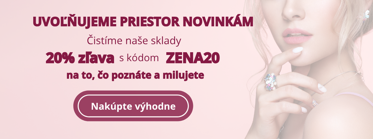 Čistíme sklady - 20% na celý sortiment