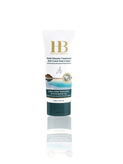 H&B Dead Sea Minerals - Regeneračný krém na popraskané päty 100 ml