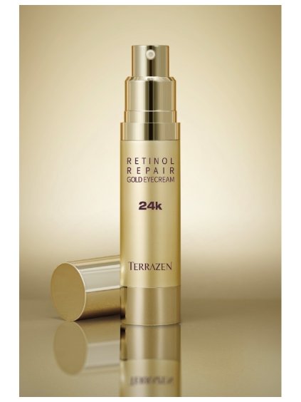 terrazen retinol repair gold eye cream 24k 20 ml