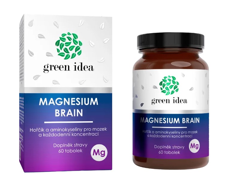 Green idea Magnesium Brain - kapsuly 60 ks