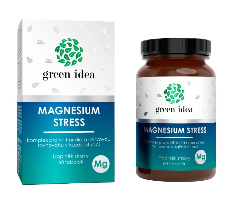 Green idea Magnesium Stress - kapsuly 60 ks
