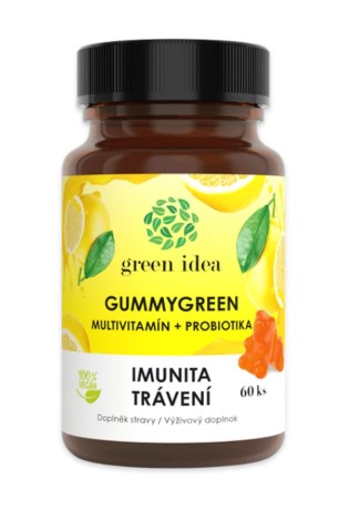 Green idea - Gummygreen - Multivitamín + probiotiká 60 ks