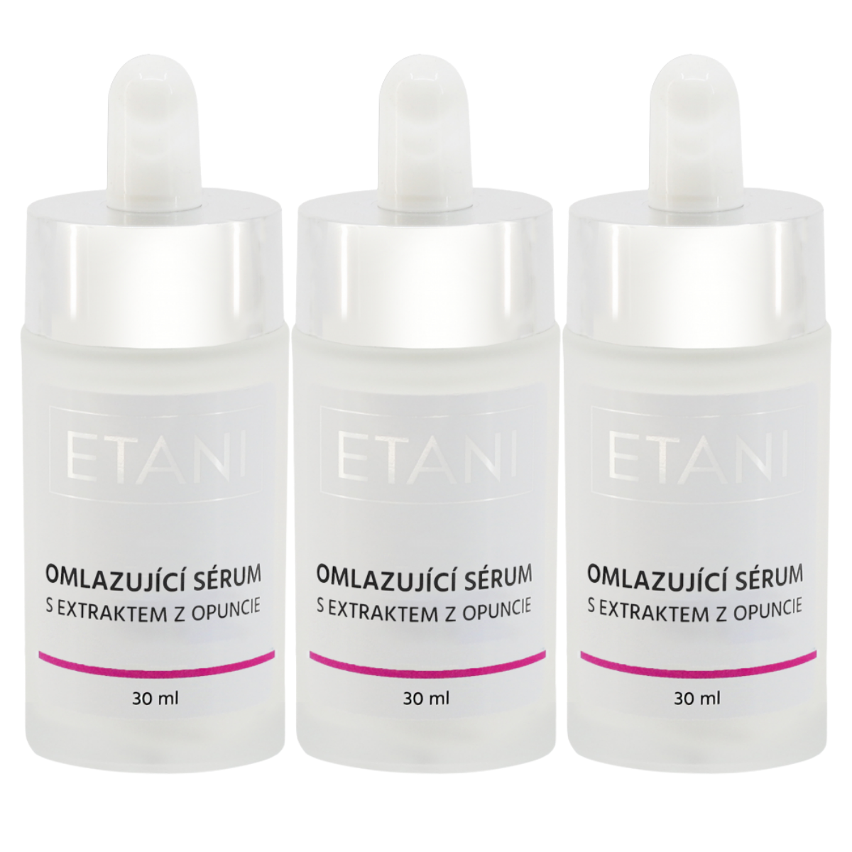 ETANI Omladzujúce pleťové sérum s extraktom z Opuncie, 30ml Obsah: 3x30 ml