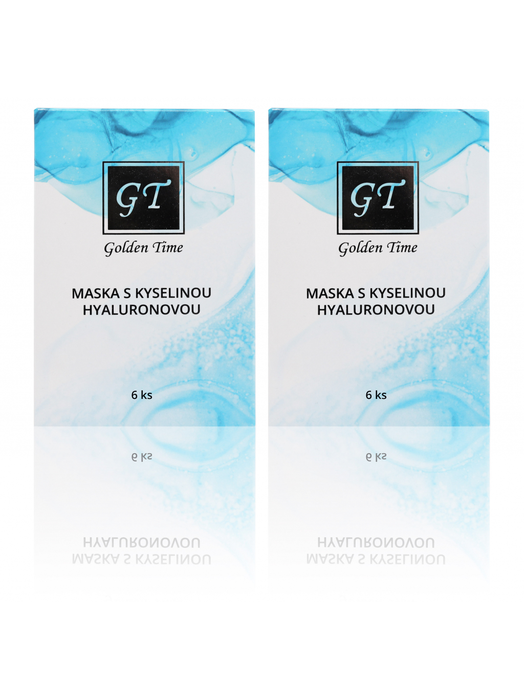 E-shop GOLDEN TIME Maska s kyselinou hyaluronovou, 6 x 26ml Počet kusov: 12 kusov