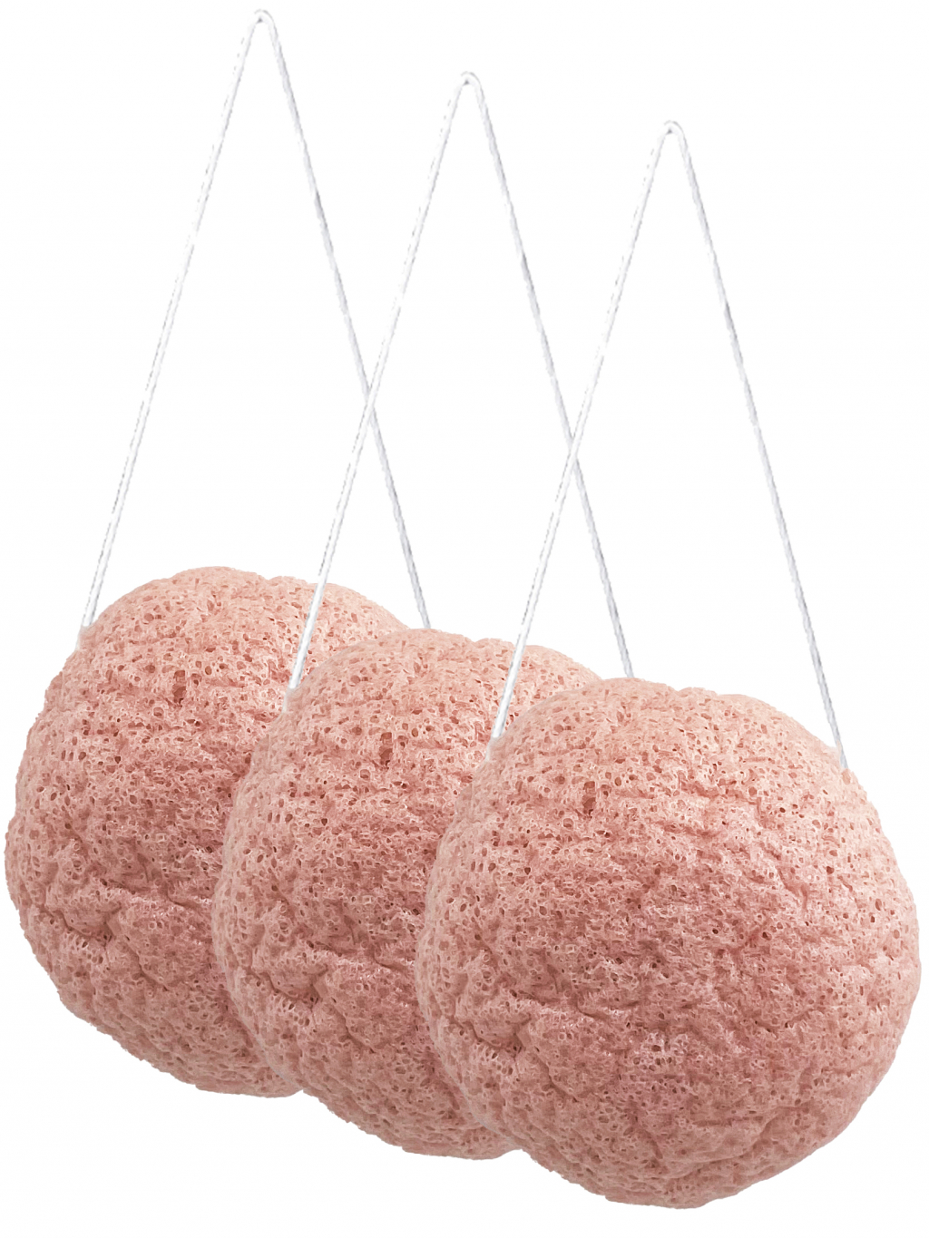 ETANI Konjaková hubka ružová – suchá a citlivá pleť Počet kusov: 3 kusy