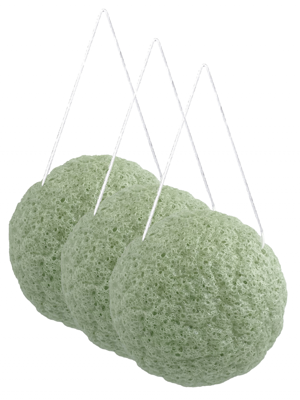 ETANI Konjaková hubka zelená – upokojenie pleti Počet kusov: 3 kusy