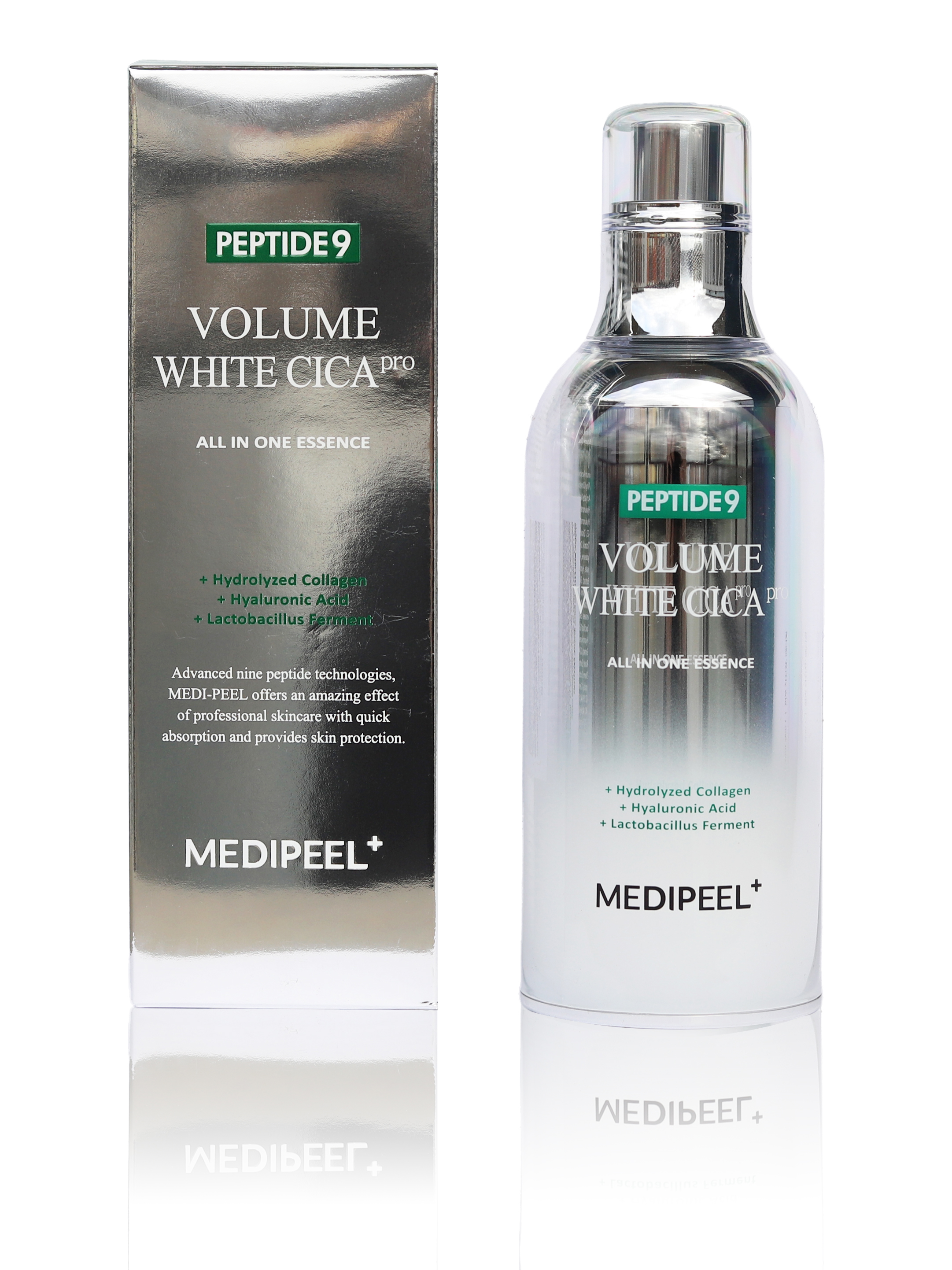 MEDI-PEEL Peptide 9 Volume White Cica - Rozjasňujúca kyslíková esencia, 100ml