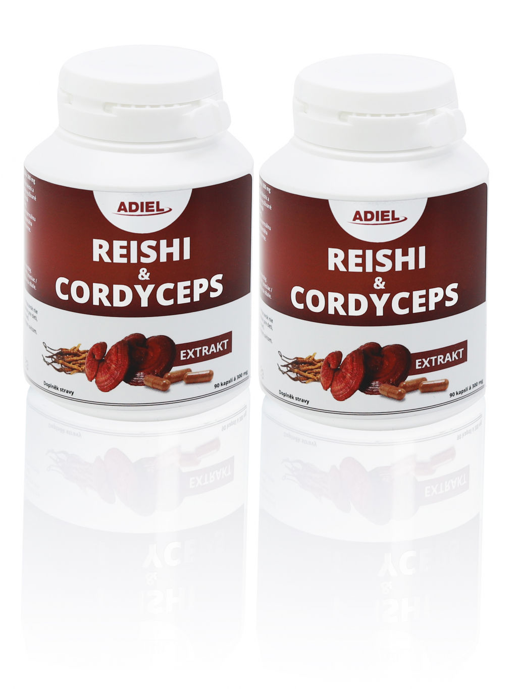 ADIEL Reishi & Cordyceps 90 kapslí Obsah: 2x90 kapslí