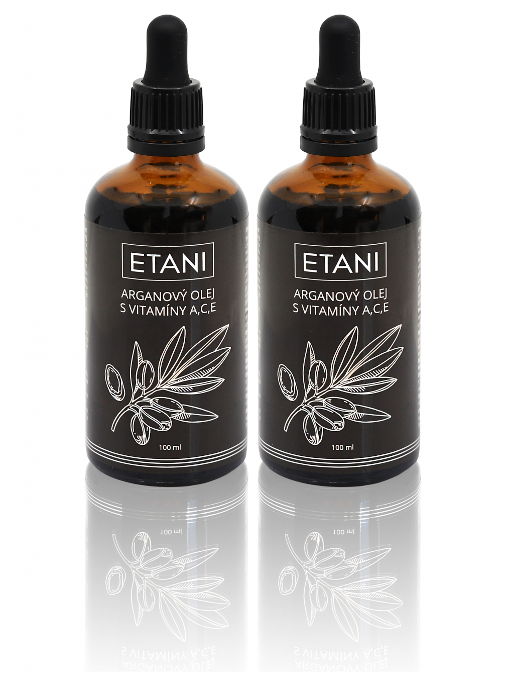 E-shop ETANI Arganový olej s vitamínmi A,C,E, 100 ml Obsah: 2x100ml