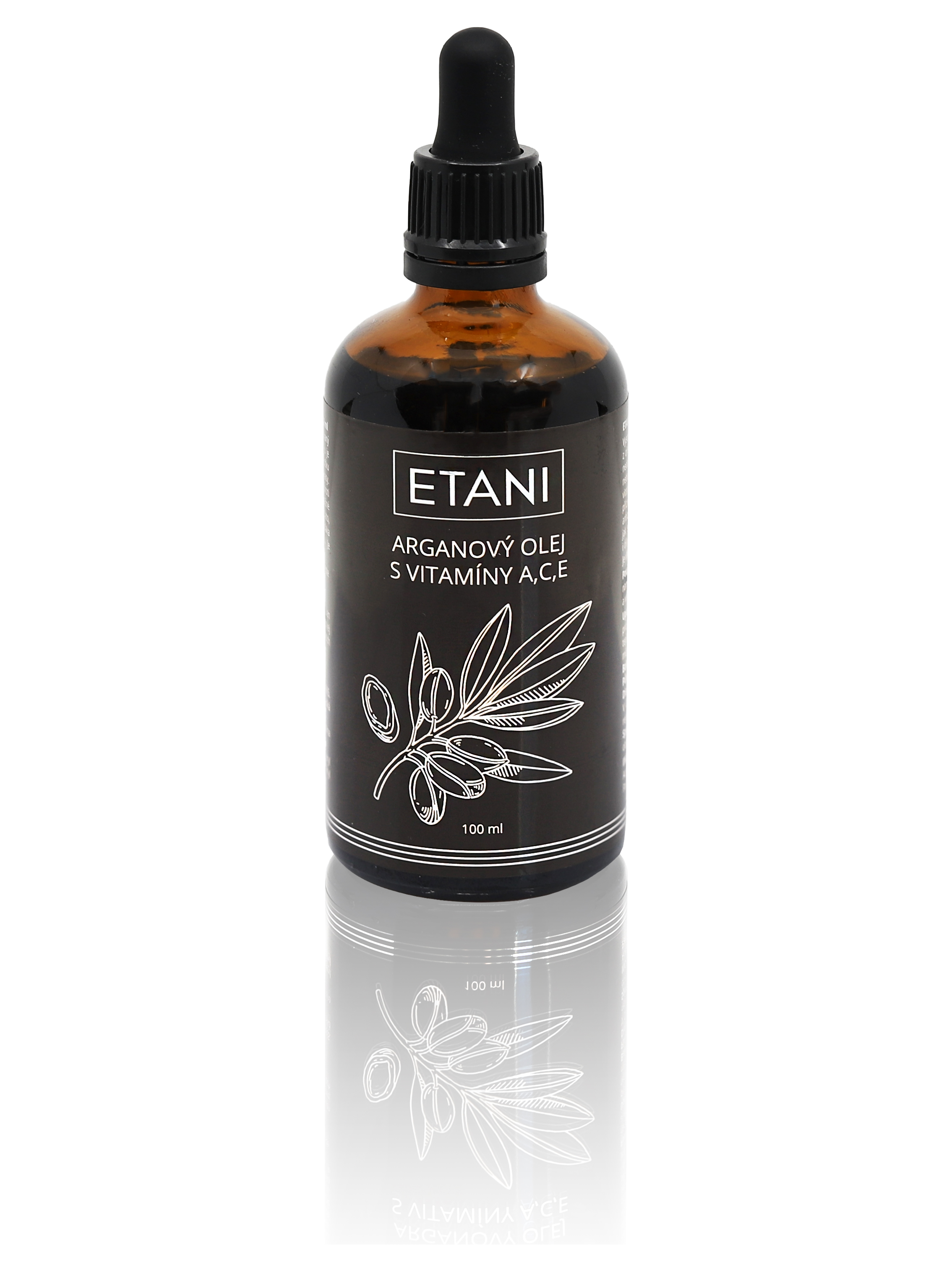 ETANI Arganový olej s vitamínmi A,C,E, 100 ml Obsah: 1x100ml