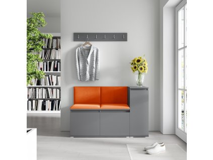 emi 2 z dostawką i wieszakami grafit trinity 25