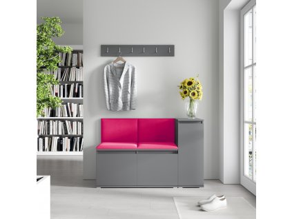 emi 2 z dostawką i wieszakami grafit trinity 24