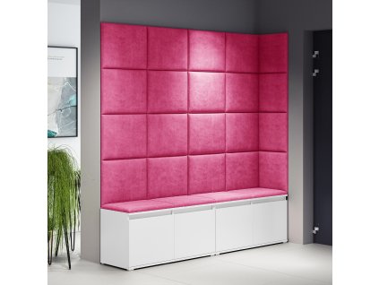 podwójna narożna bez wieszaków w kolorze białym trynity 10