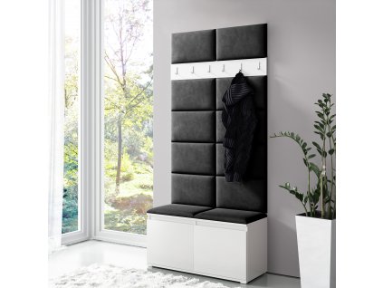 39819 predsinova stena s calounenymi panely trinity 1 bila cerna 2316