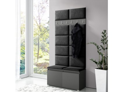 39921 1 predsinova stena s calounenymi panely trinity 1 grafit cerna 2316