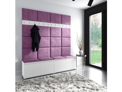 szafka z wieszakiem w kolorze białym trynity 11