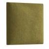 Čalouněný panel 38 x 40 cm - Khaki zelená 2327