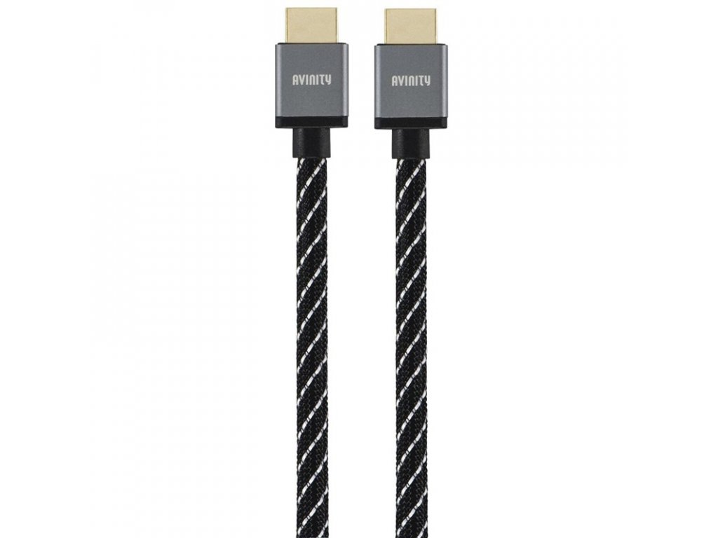 Kabel Avinity Classic HDMI 2.1 Ultra High Speed 8K, opletený, 3 m - černý