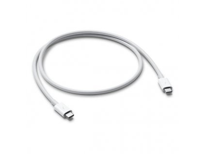 Kabel Apple Thunderbolt 3, USB-C, 0,8 m, (MQ4H2ZM/A) - bílý