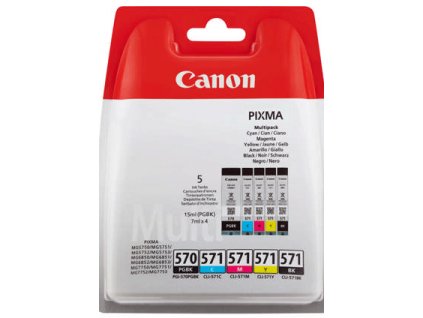 Inkoustová náplň Canon PGI-570/CLI-571 PGBK/C/M/Y/BK MULTI BL
