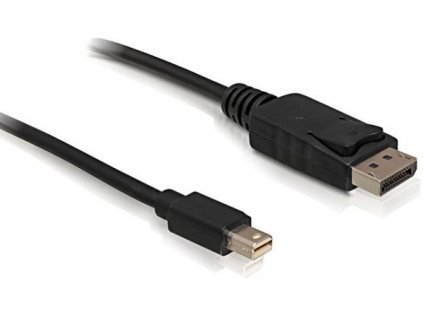 Kabel DeLock Mini DisplayPort / DisplayPort, 3m - černý