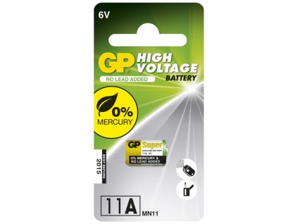 Baterie alkalická GP 11A, blistr 1ks