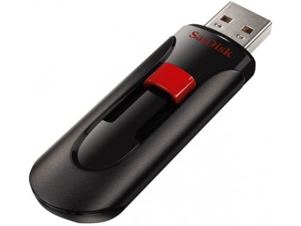 Flash USB Sandisk Cruzer Glide 128GB USB 2.0 - černý/červený