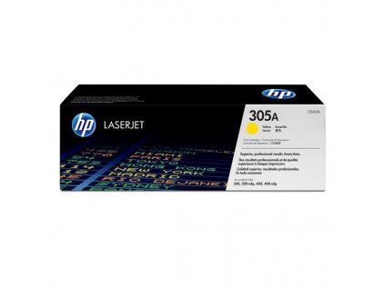 Toner HP CE412A, 2,6K stran originální - žlutý