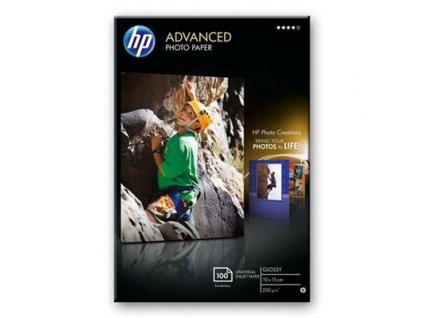 Fotopapír HP Advanced Photo Paper, lesklý, 10 x 15cm, bez okraj, 100 listů, 250 g/m2