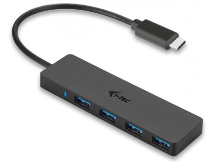 USB Hub i-tec USB-C / 4x USB 3.0 - černý