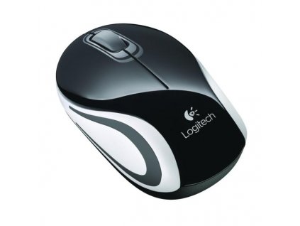 Myš Logitech Wireless Mini Mouse M187 / optická / 2 tlačítka / 1000dpi - černá