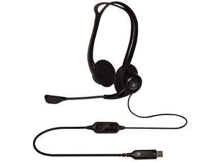 Headset Logitech 960 USB - černý