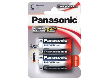 Baterie alkalická Panasonic Everyday Power C, LR14, blistr 2ks