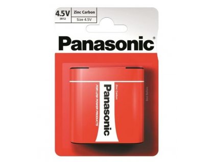 Baterie zinkouhlíková Panasonic 4,5V, 3R12, blistr 1ks