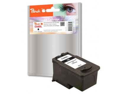 Inkoustová náplň Peach Canon PG-540XL, 680 stran, kompatibilní - černá