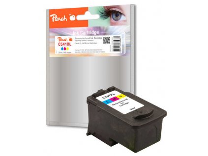 Inkoustová náplň Peach Canon CL-541XL, 400 stran, kompatibilní - červená/modrá/žlutá