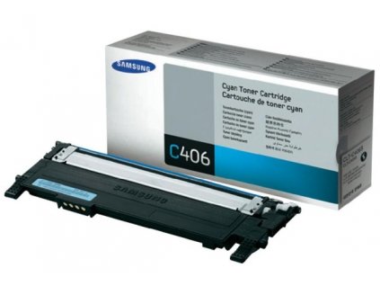 Toner Samsung CLT-C406S, 1K stran - originální - modrý