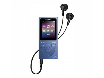 MP3 přehrávač Sony NW-E394L, 8GB, modrý