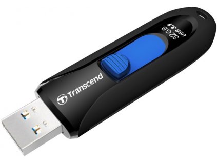 Flash USB Transcend JetFlash 790K 32GB USB 3.1 - černý/modrý