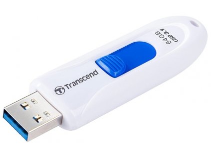 Flash USB Transcend JetFlash 790W 64GB USB 3.1 - bílá/modrá