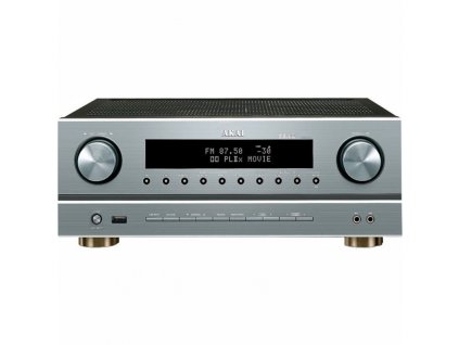 AV Receiver AKAI AS005RA-750B, stříbrný