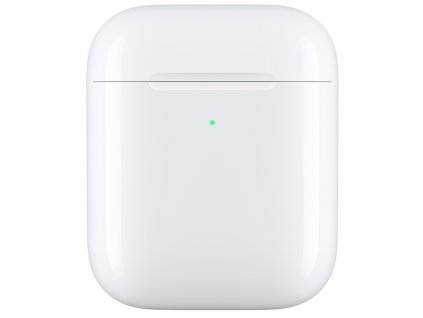 Pouzdro Apple pro AirPods, bezdrátové nabíjení - bílá