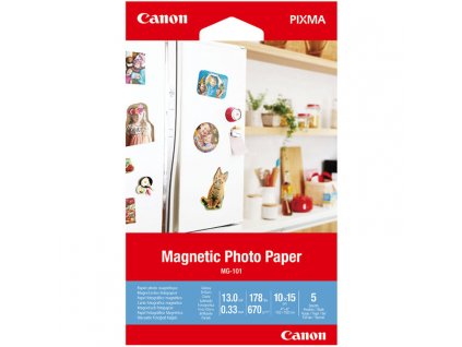 Fotopapír Canon MG-101, magnetický, 10x15 cm, 5 listů